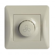 Διακόπτης Dimmer για Ανεμιστήρα 10A Μπεζ Lineme H-Series 50-00112-30